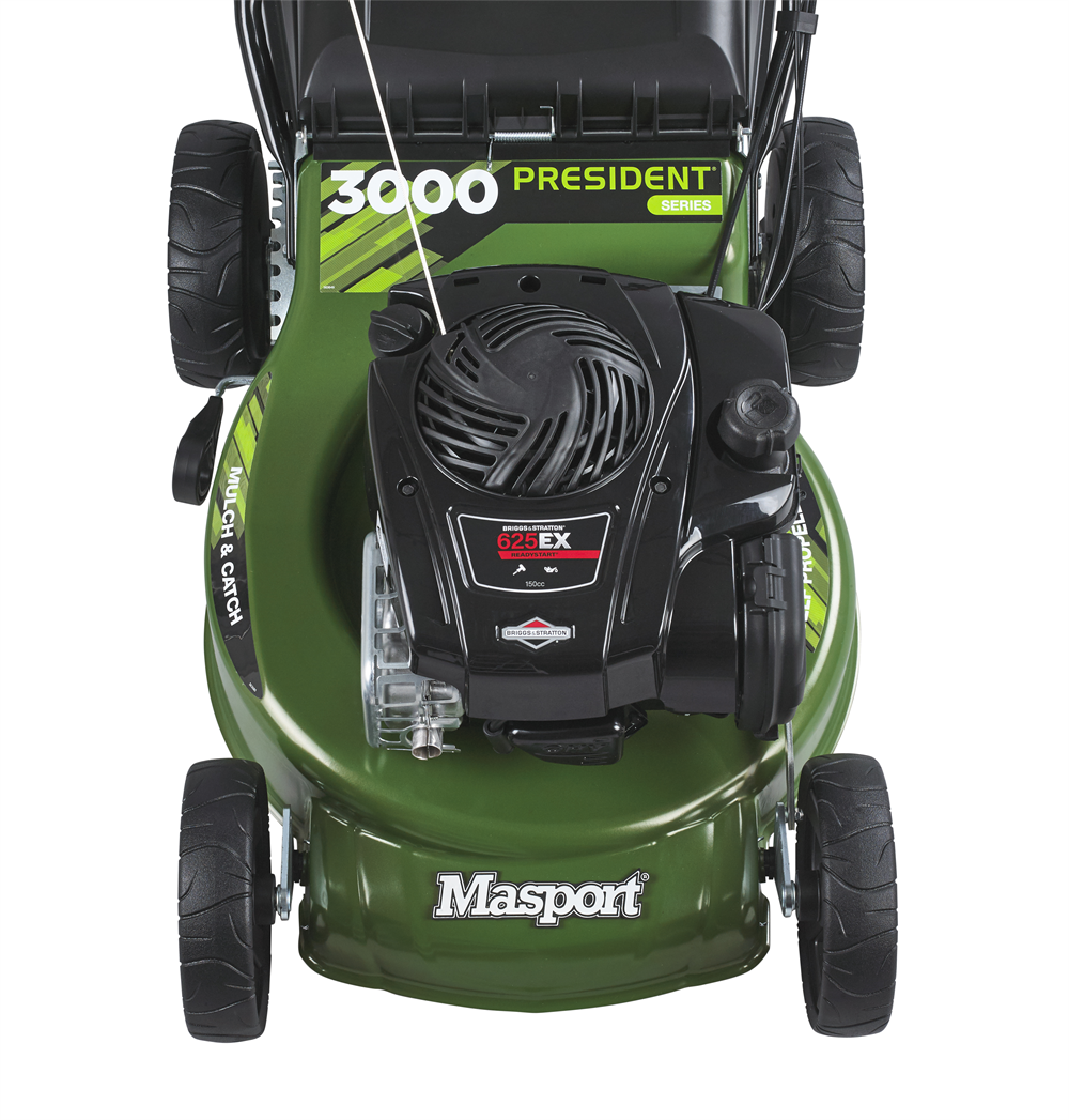 Masport President 3000 ST 3'n1 Self Propelled Push Lawnmower