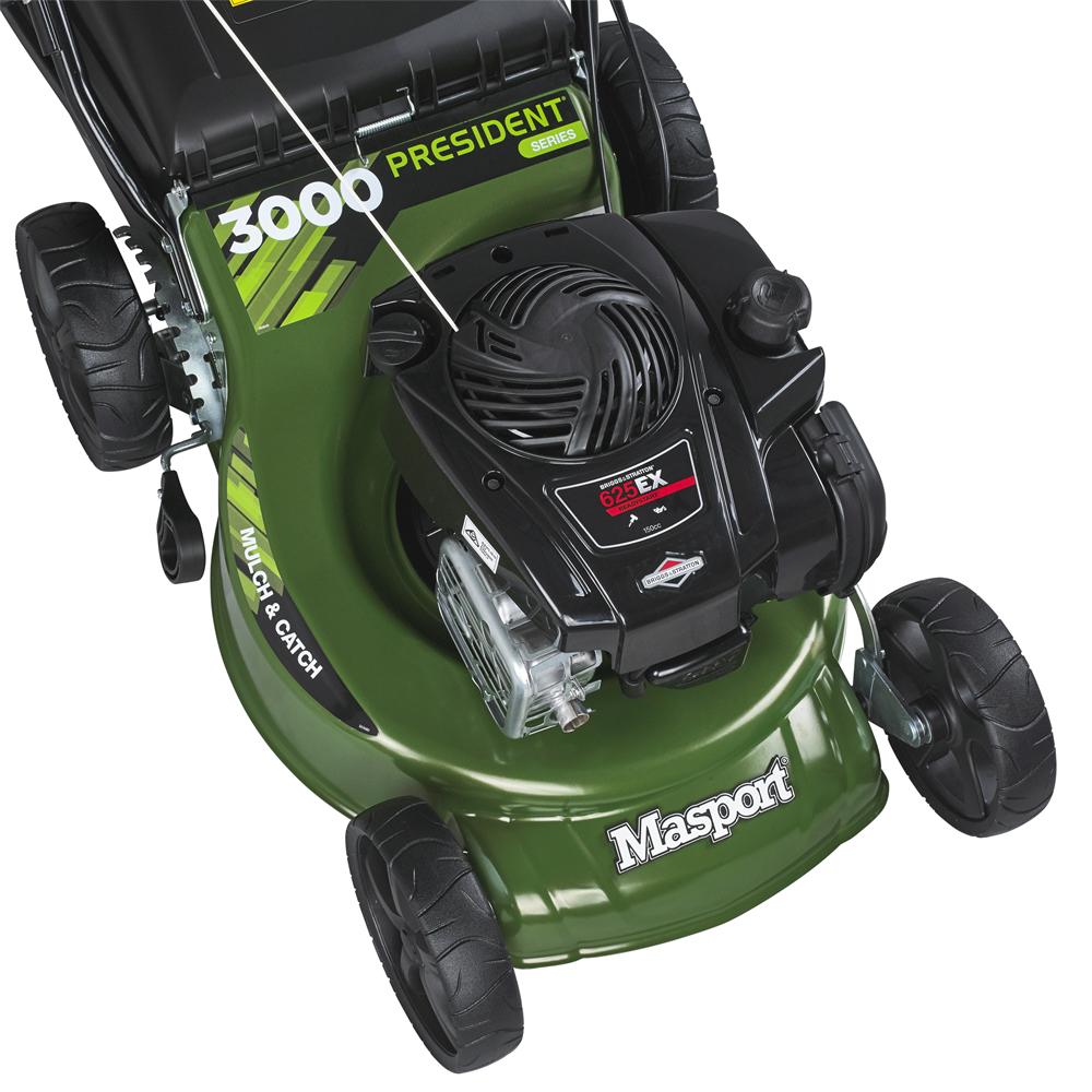 Masport President 3000 ST 3'n1 Self Propelled Push Lawnmower