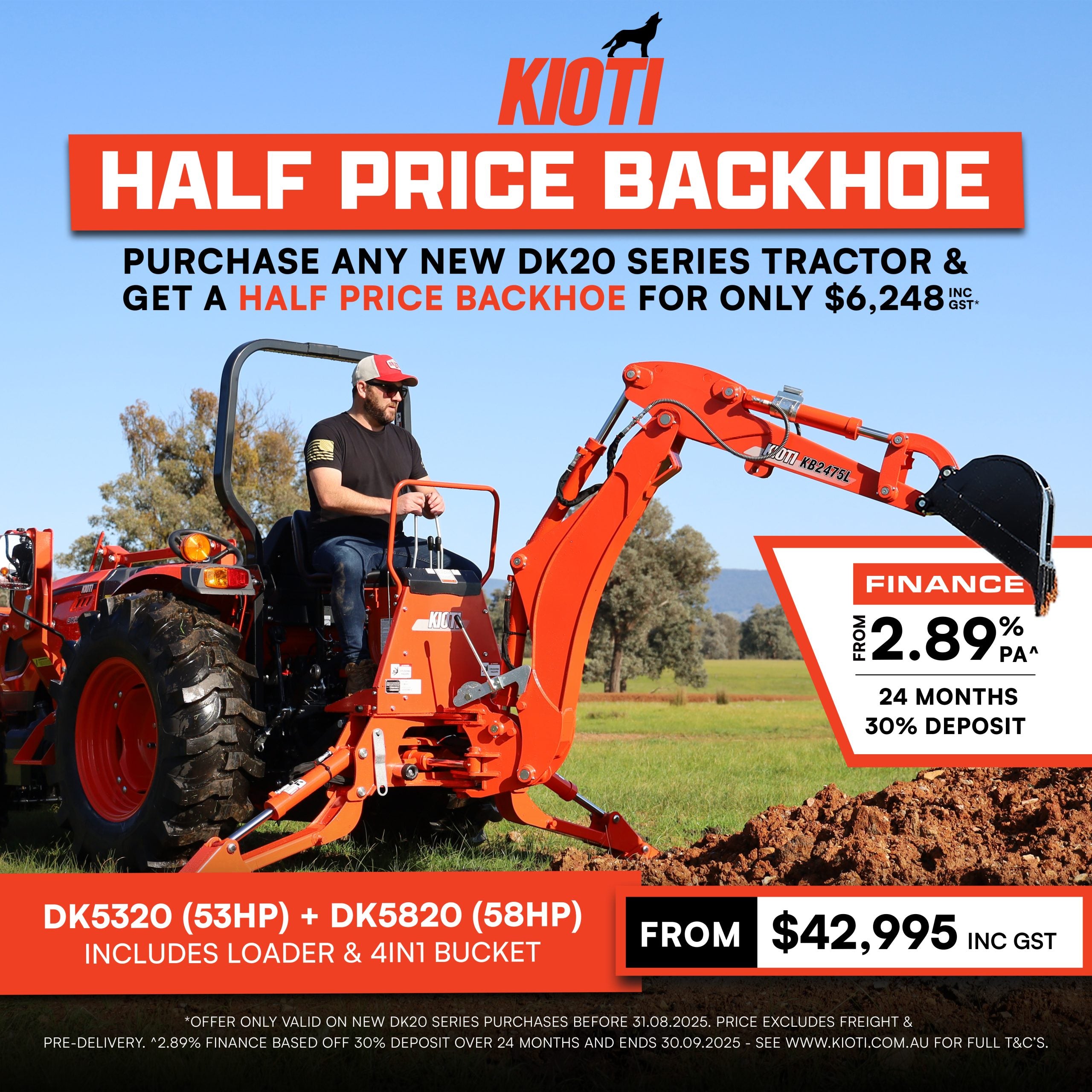 KIOTI's DK5320HSE ( 53 HP )