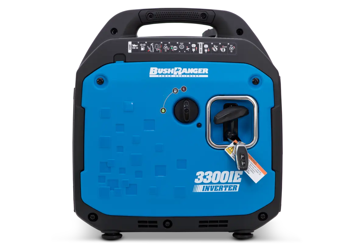 Bushranger 3300IE Inverter Cassette/Suitcase Style Generator w' Remote Electric Start