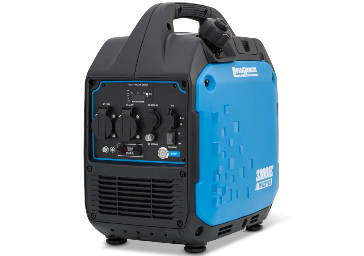 Bushranger 3300IE Inverter Cassette/Suitcase Style Generator w' Remote Electric Start