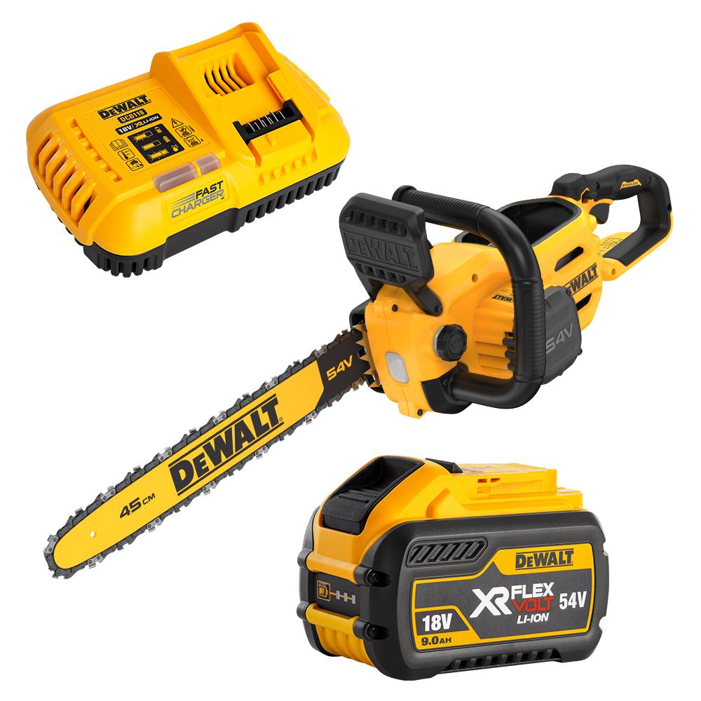 DeWalt 54V XR Flexvolt 45cm Chainsaw Kit