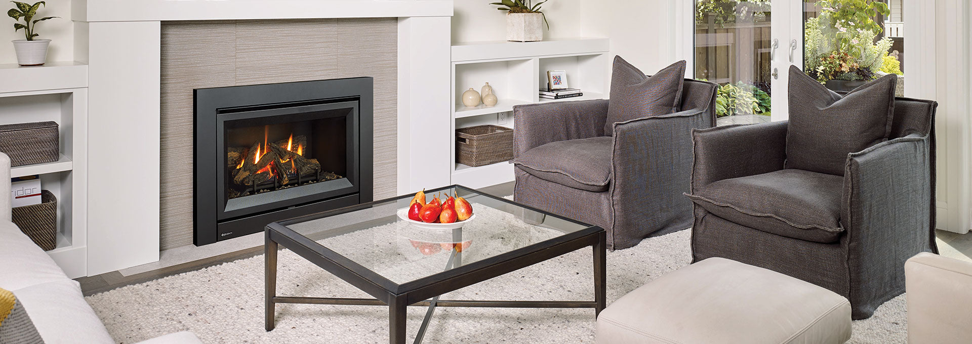 Regency- DVi34L Modern Gas Inbuilt Fireplace Insert