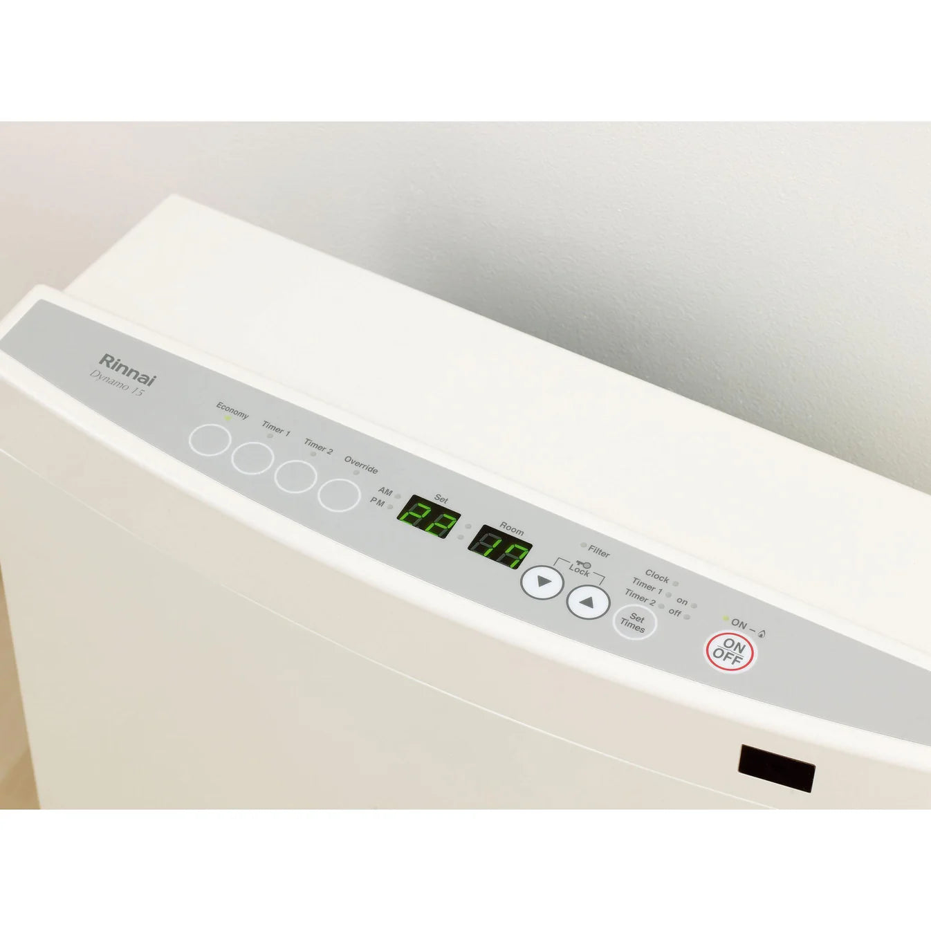 Rinnai Dynamo 15 Portable Gas Heater — Platinum Silver