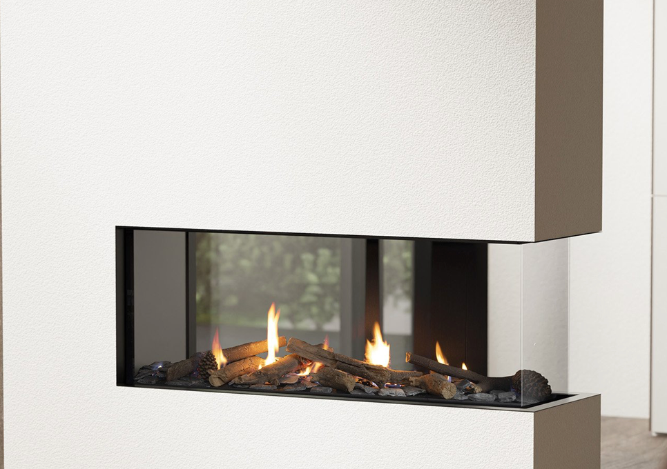 Escea DN1150 Peninsula Gas Fireplace